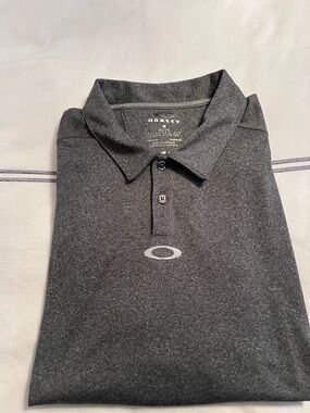 Oakley Men's Charcoal Heather Polo